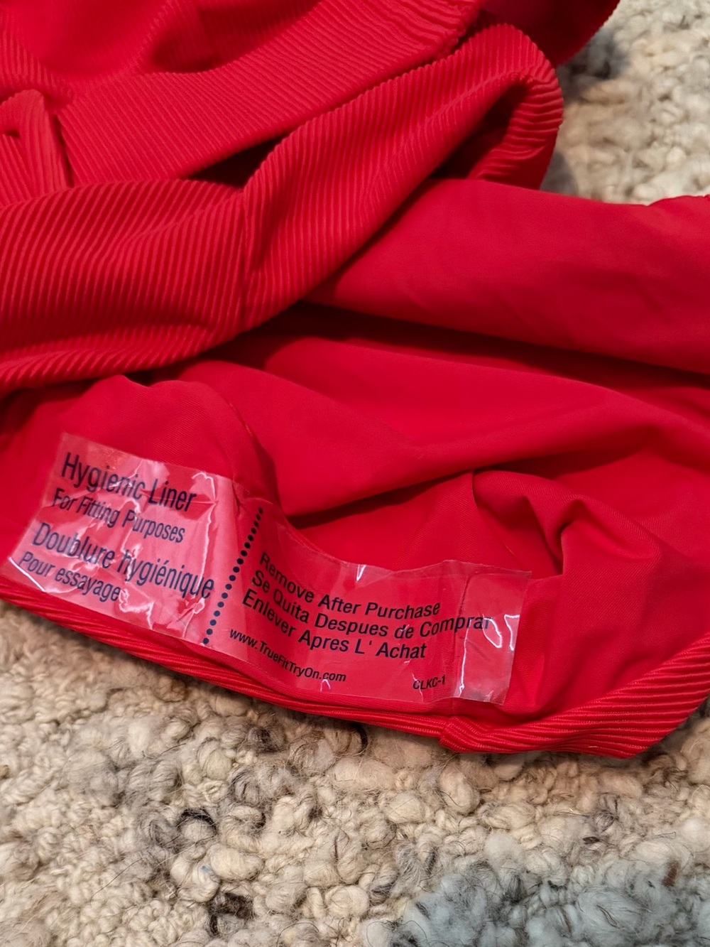 NWOT Beach Riot Red One-Piece Swimsuit with Tie Straps and Belt - Picture 4 of 5